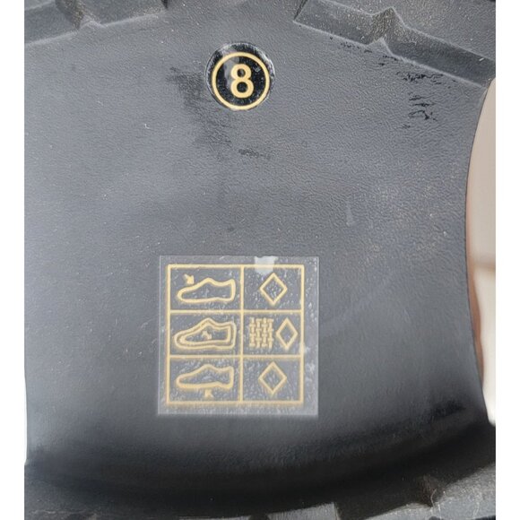 Beast Fashion Lace-Up Combat Boots With Side Zipper Womens Size 8 - Picture 10 of 13